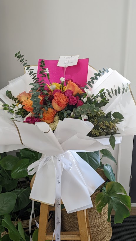 Bright Beginnings Floral Wrap