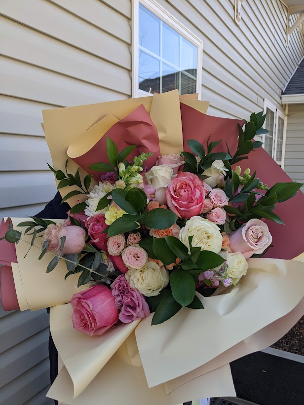 Charming Cheer Floral Wrap