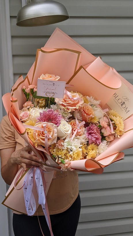 Elegant Designer Choice Floral Wrap