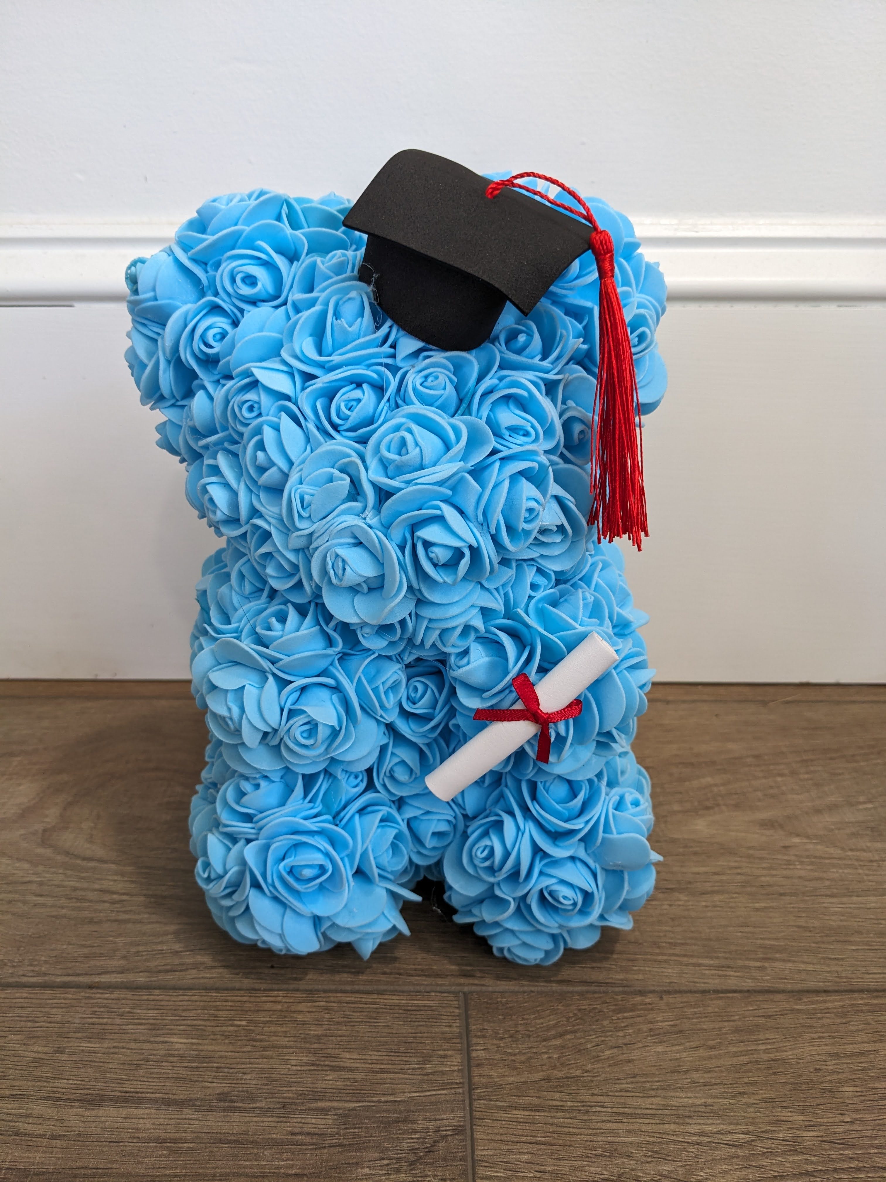 Graduation Rose Bear