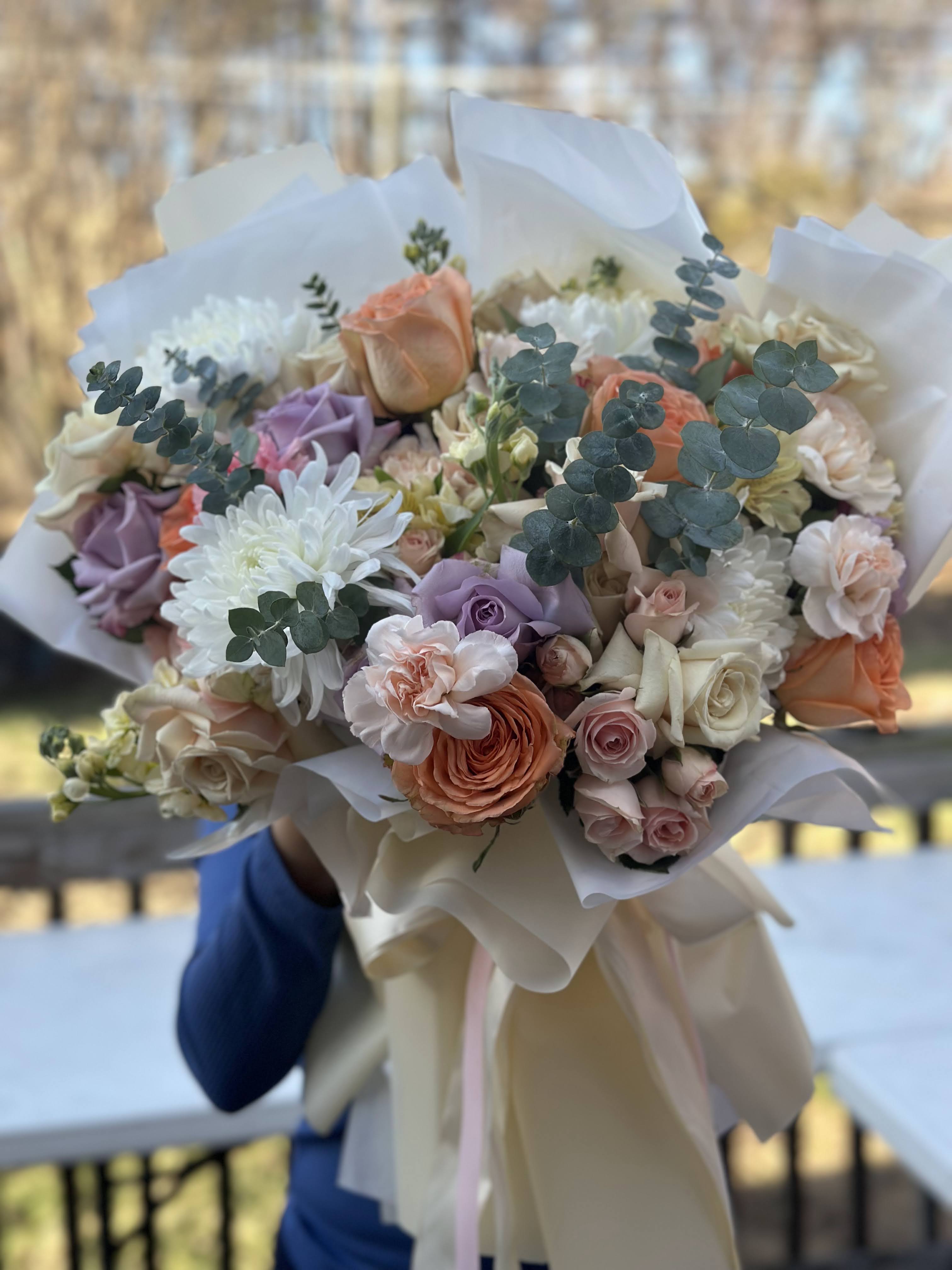 Lux Designer Choice Floral Wrap