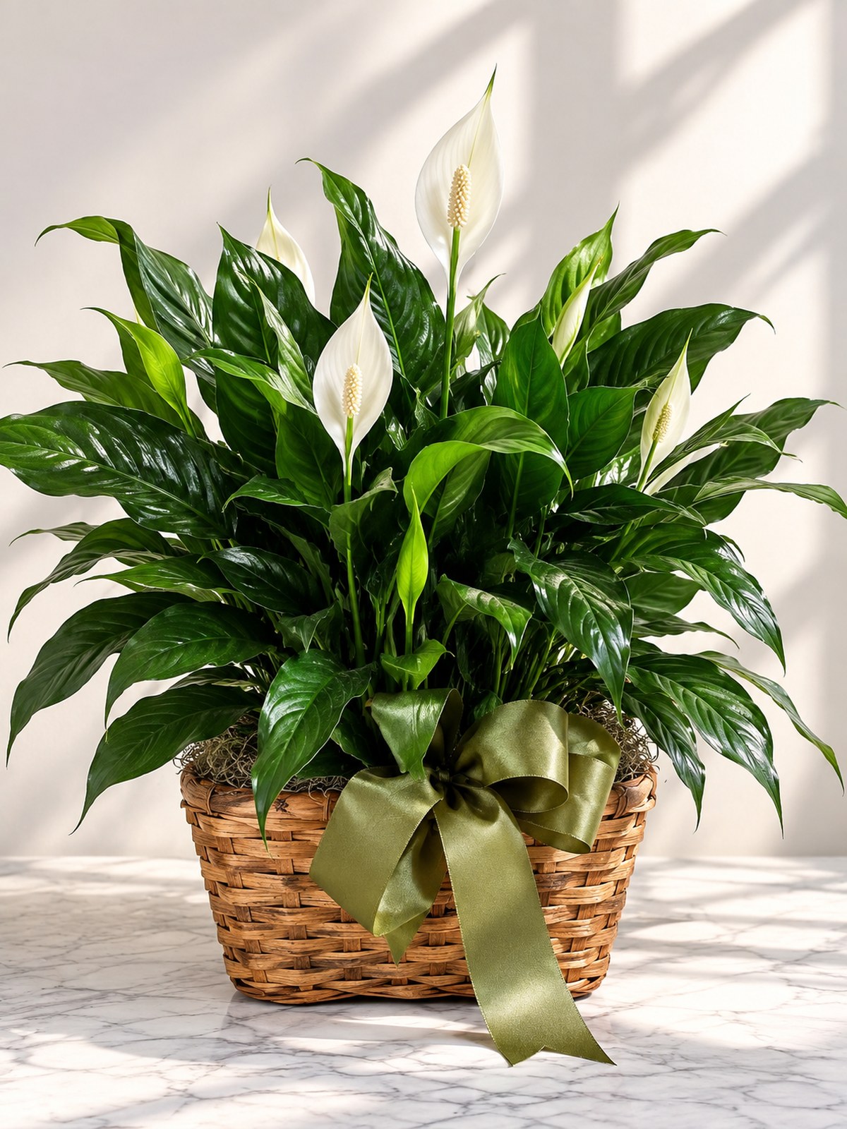Peace & Comfort Large Peace Lily Basket